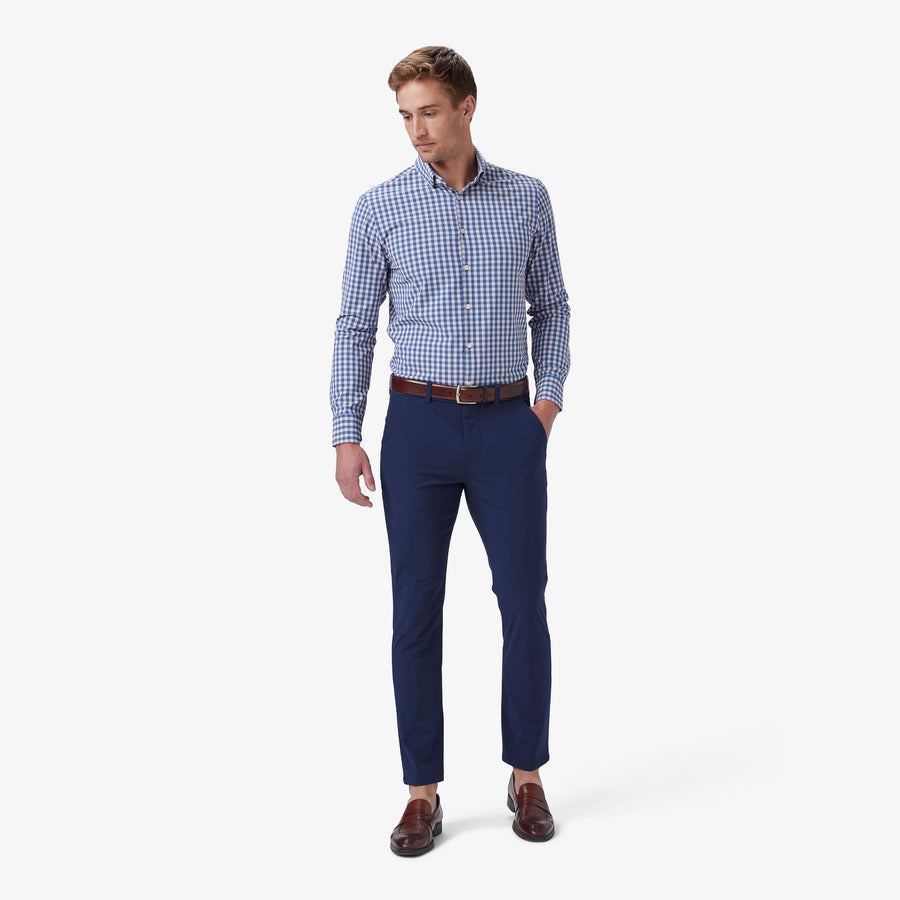 Leeward - Navy Madison Check
