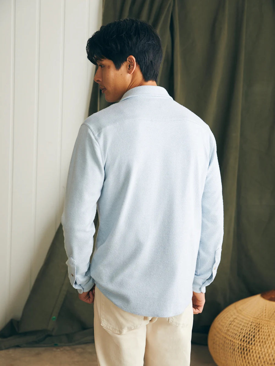 Legend Sweater Shirt - Ice Blue Twill