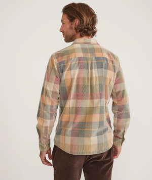 Lightweight Plaid Cord Shirt - Brown Plaid
