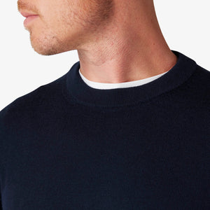 Preston Crewneck Sweater - Navy Solid