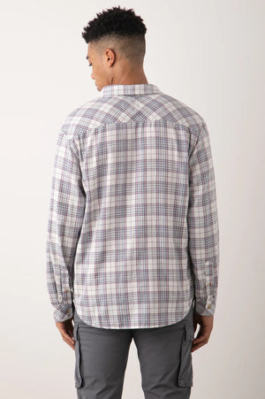 Wyatt-Melon Navy White Melange