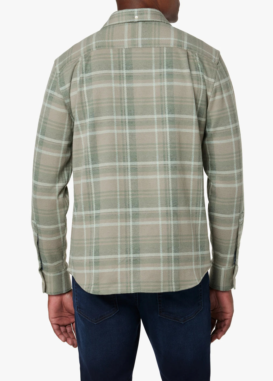 The Logger Knit Shirt - Sage Plaid