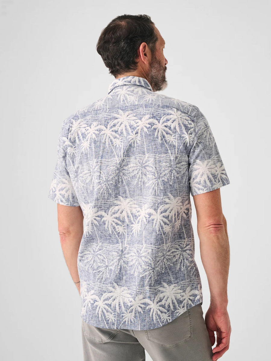 SS Breeze Shirt- South Palms Print
