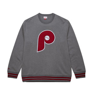Phillies Snow Washed Crewneck