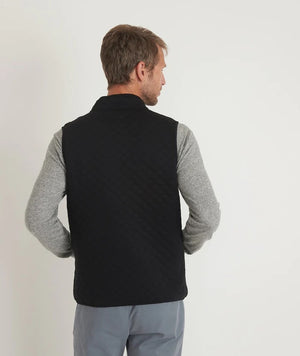 Corbet Full Zip Vest - Black Heather