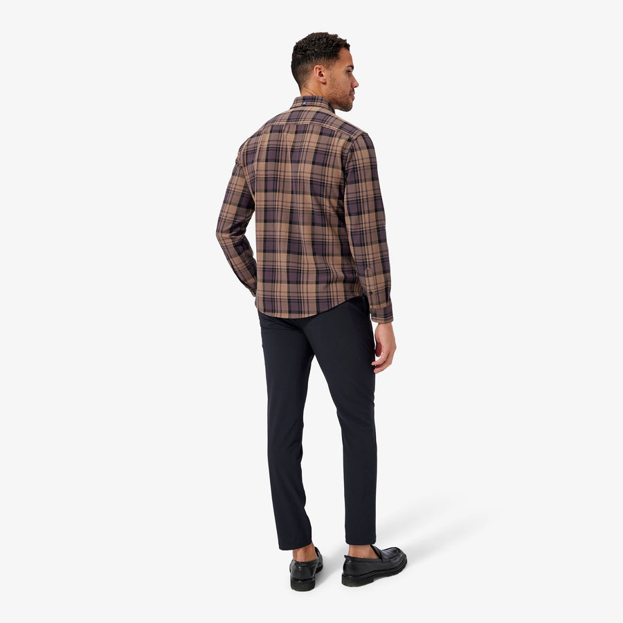 Upstate Flannel-Caribou Brown Plaid