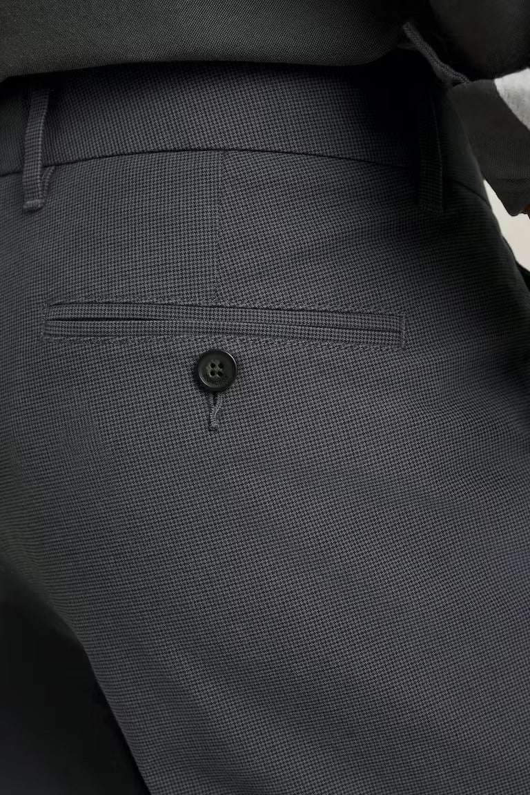 Stretch Weekday Warrior - Thursday Navy Houndstooth